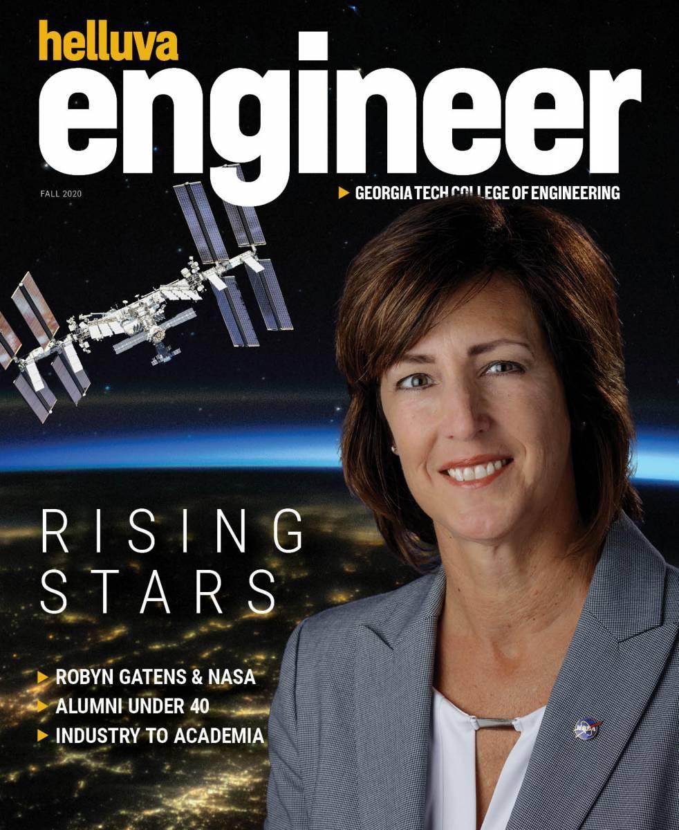 Helluva Engineer cover with international space station